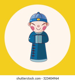 Chinese people theme elements