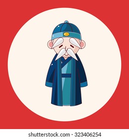 Chinese people theme elements