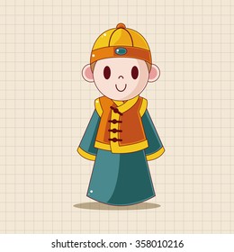 Chinese people theme elements