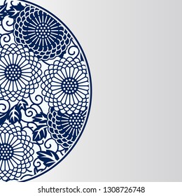Chinese Porcelain Style Background