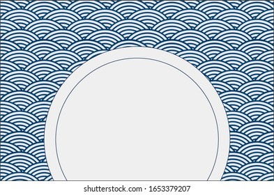 Der chinesische Porzellanstil-Hintergrund