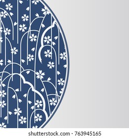 Chinese Porcelain Style Background