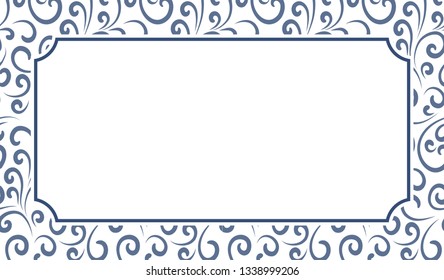 Chinese Porcelain Style Background, Template, Cloud 