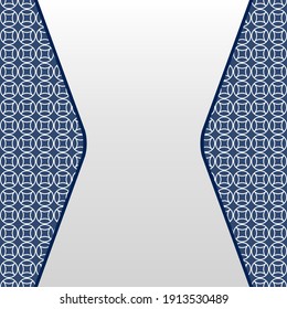 A Chinese Porcelain Style Blue-And-White Background