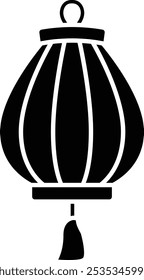 Chinese Red Lantern Icon Representing Light, Joy, and Cultural Celebration, Perfect for Highlighting Festivals, Traditions, and Lunar New Year Events with a Bright and Festive Design.