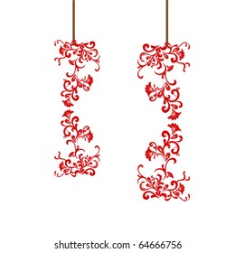 Chinese red paper-cut.