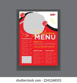 Chinese Restaurant Menu Design Template