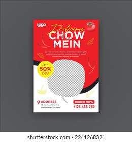 Chinese Restaurant Offer Flyer Template