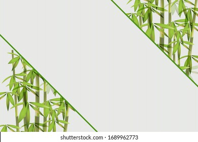 Chinese Retro Style Bamboo Background 