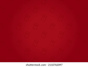 Fondo de pantalla del patrón de recompensa chino. Icono del paquete de papel rojo. Vector de sobres. Feliz año nuevo chino.
