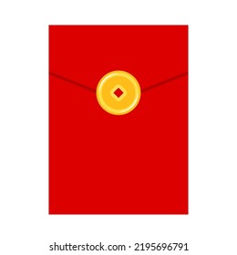 Chinese reward. Red paper pack. Envelope vector. Envelope stack vector. red pack.