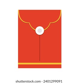 Chinese reward. Red paper pack. Envelope vector. Envelope stack vector. red pack.
