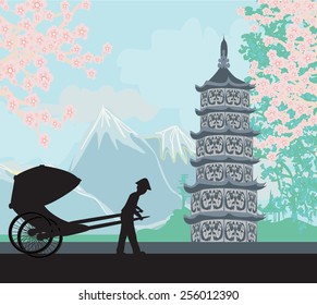 Chinese rickshaw