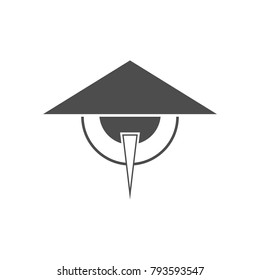 Chinese sage icon. Elements of Chinese culture icon. Premium quality graphic design icon. Baby Signs, outline symbols collection icon for websites, web design, mobile app on white background