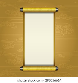 Chinese Scroll Illustration