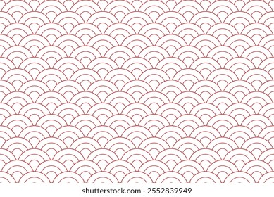 Chinesische nahtlose geometrische Welle Muster Hintergrund Illustration