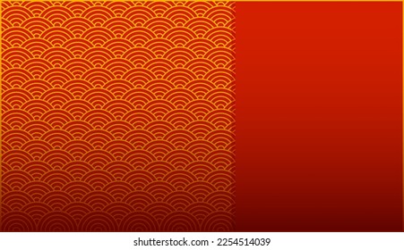 Chinese seamless pattern, asian background for New Year. Abstract oriental vector illustration