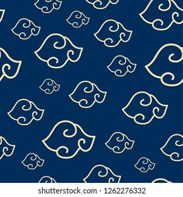 Chinese seamless pattern. Asian traditional pattern