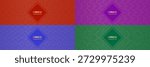 Chinese seamless pattern. Gold cloud, water motif on red, purple, blue and green for lunar new year, luxury autumn texture, oriental Korean geometric wallpaper. Traditional Japanese background
