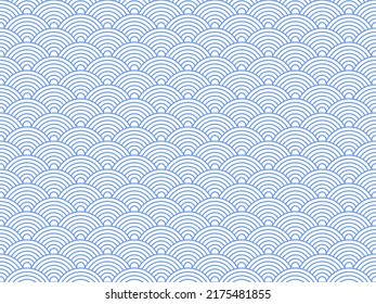 Chinese seamless pattern, oriental background for New Year. Vector illustration