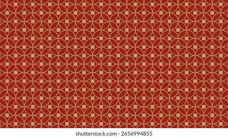 Modelo inconsútil chino en estilo tradicional geométrico oriental. Ornamento festivo 3D para la decoración lunar del año nuevo chino. Vector asiático abstracto dorado motivo creativo. 