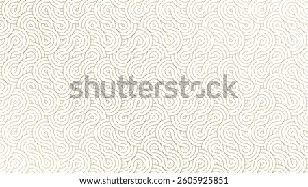 Chinese seamless pattern in oriental geometric traditional style. 3d festive ornament for lunar chinese new year decoration. white and golden abstract asian vector creative motif. Vintage tiger.