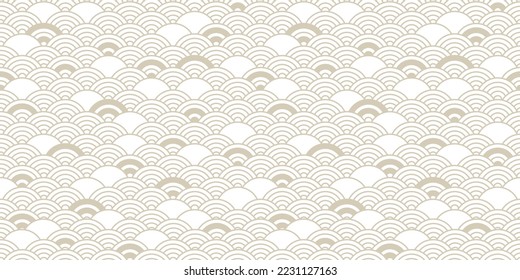 Chinese seamless pattern, oriental New Year background. Vector illustration