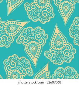 Chinese seamless pattern with paisley.
