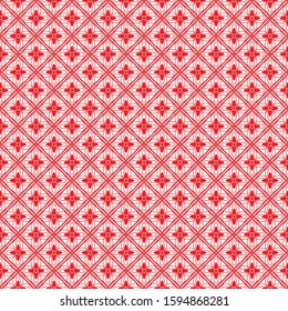 Chinese Seamless Pattern - Repeating pattern design inspired by China