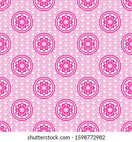 Chinese Seamless Pattern - Repeating pattern design inspired by China