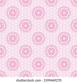 Chinese Seamless Pattern - Repeating pattern design inspired by China