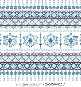 Chinese seamless pattern. Vector illustration design digital file download for print, printable, wallpaper, background, textile, texture, decoration, border and many projects. 