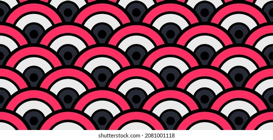 Chinese Seamless Wave Pattern. Bohemian Geometric Asian Print. Elegant Kimono, Tie Dye Shibori Ikat Wabi Sabi Water Texture. Rich VIP Japanese Wave Samless Pattern. Premium Japanese Clothes Design.