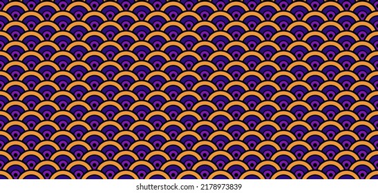 Chinese Seamless Wave Pattern. Glamour Kimono, Wabi Sabi Ikat Shibori Tie Dye Water Texture. Luxurious Japanese Clothes Design. Bohemian Geometric Asian Print. Rich VIP Japanese Wave Samless Pattern.