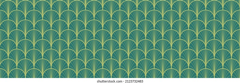 Chinese Seamless Wave Pattern. Luxurious Japanese Fan Seamless Pattern. Geometric Bohemian Asian Print. Premium Japanese Clothes Design. Glamour Kimono, Ikat Tie Dye Wabi Sabi Shibori Fan Texture.