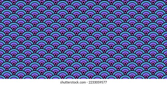 Chinese Seamless Wave Pattern. Luxurious Japanese Clothes Design. Premium Japanese Wave Samless Pattern. Bohemian Geometric Asian Print. Bohemian Kimono, Ikat Wabi Sabi Tie Dye Shibori Water Texture.