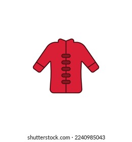 the chinese shirt icon is suitable for your web, apk or project with a chinese new year theme