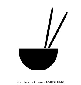 chinese soup icon on white background