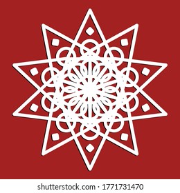 A Chinese Style Abstract Star Pattern