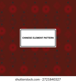 Chinese style bracelet pattern-red color