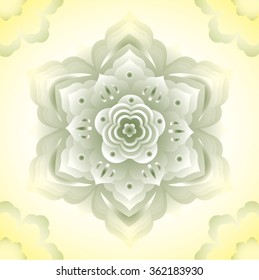 Chinese style flower pattern