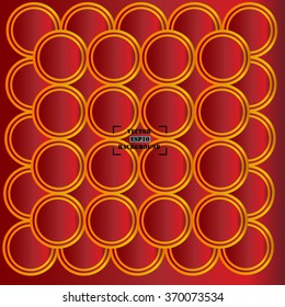 Chinese style pattern on red background