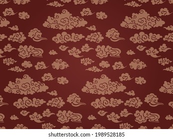 Fondo tradicional de patrón de estilo chino
