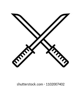 Chinese sword icon