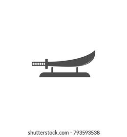 Chinese sword icon. Elements of Chinese culture icon. Premium quality graphic design icon. Baby Signs, outline symbols collection icon for websites, web design, mobile app on white background