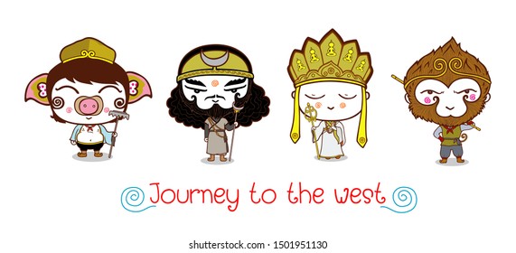 Chinese Tale Character In The Story, Journey To The West.