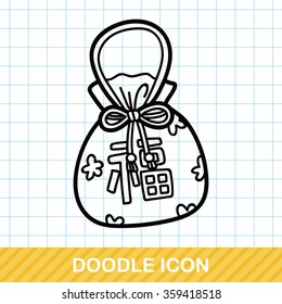Chinese talisman doodle