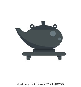 Chinese tea ceremony icon. Flat illustration of chinese tea ceremony vector icon isolated on white background