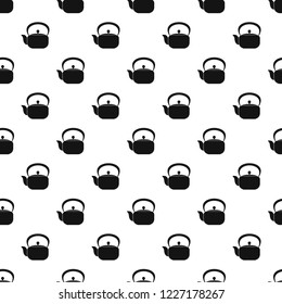Chinese teapot pattern seamless vector repeat geometric for any web design