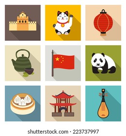 Chinese theme icon set